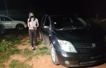 Neide volvió a recuperar su vehículo robado en Luque