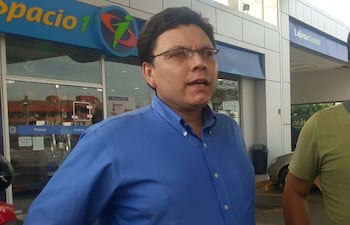 César Ariel Garay Azucas, al momento de su detención en 2018.