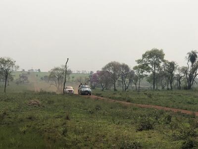 Estancia la Tranquerita, en la ciudad de Yby Yaú, límite entre Concepción y Amambay, donde se encontraba el exvicepresidente Oscar Denis.