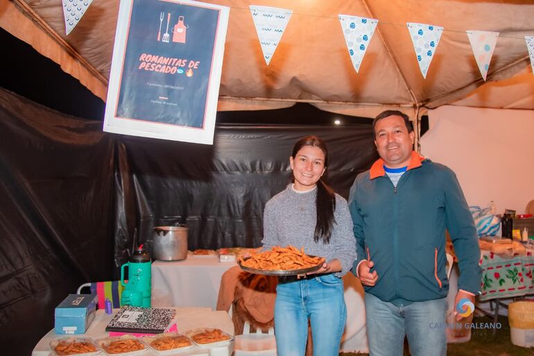 Los jóvenes presentaron delicias realizadas en base de pescado. 