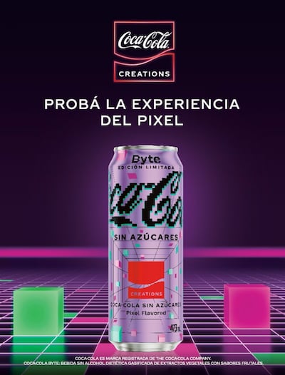 Coca-Cola Byte, forma parte de una serie de variantes en edición limitada.