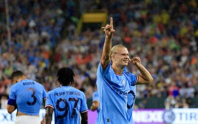 Erling Haaland le dio la victoria al Manchester City.