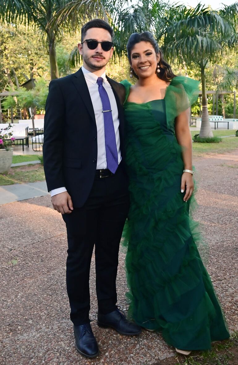 Giancarlo Fustagno y Gabriela Maggi.