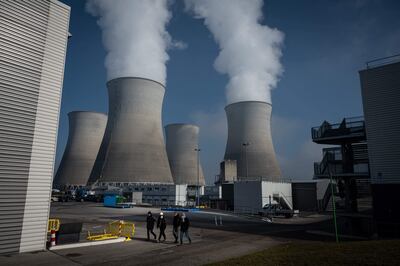 Una central nuclear francesa. (Ilustración)