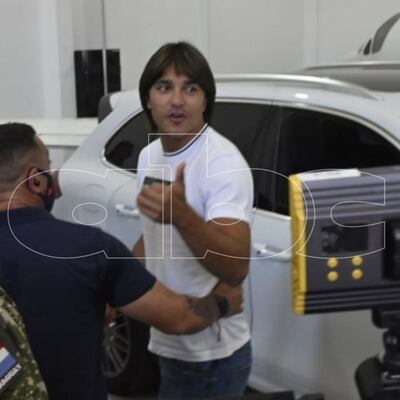 Marcelo Martins llegó este jueves a Paraguay para jugar en Cerro Porteño.