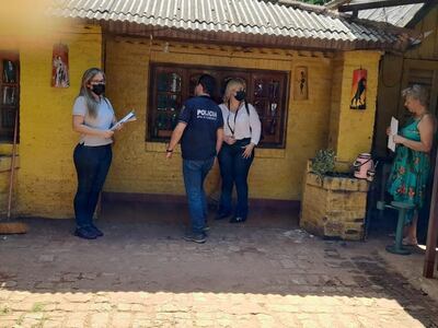 La vivienda allanada está ubicada en la ciudad de Caaguazú.