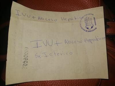 Piden terapia para una mujer con suma urgencia.