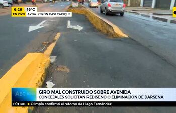 Polémica por habilitación de giro a la izquierda en Asunción