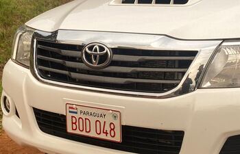 La camioneta del detenido fue trasladada a la Dirección de Policía del Alto Paraná.