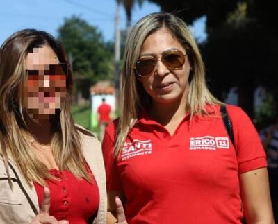 La cuestionada funcionaria María Laura Miers aparentemente ya cambió de “candidato”, apostando ahora por Erico Galeano.