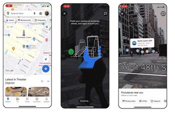 Esta opción de búsqueda en RA ofrece categorías de establecimientos (ya sean bares, parques o tiendas, entre otros) e integran información superpuesta con datos como si está abierto o cuál es su rango de precios.