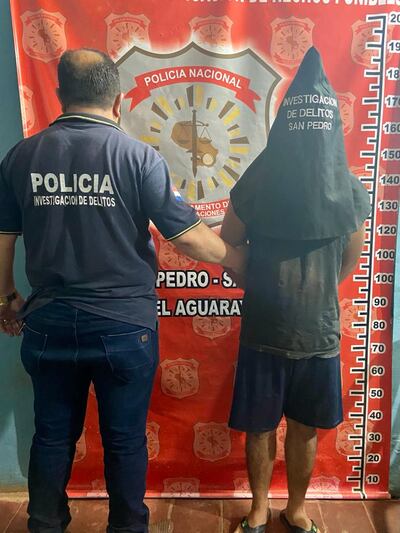 Cae sospechoso del doble homicidio ocurrido en Santa Rosa del Aguaray