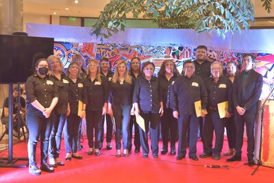 El grupo de coro del Centre Català d'Asunción realiza hoy una presentación.