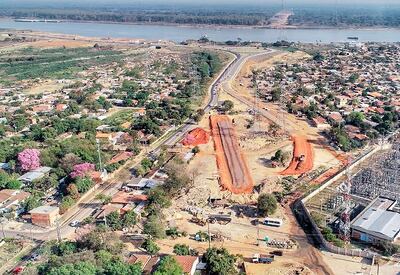 El corredor vial del Botánico se conectará en esta zona con la Costanera de Asunción.