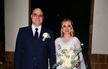 Contrajeron matrimonio Sergio Eduardo Rodríguez Duarte y Shirley Celeste Cano De Bavay.