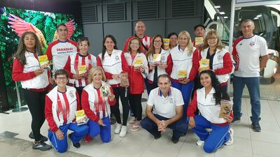 La selección paraguaya de Atletismo Master que competirá en el Gran Prix del Mercosur, del 3 al 5 de marzo, en Concepción del Uruguay.