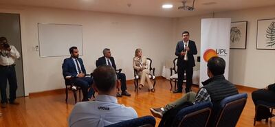 La reunión de la comitiva de la embajada de la República de la India con productores de Alto Paraná.