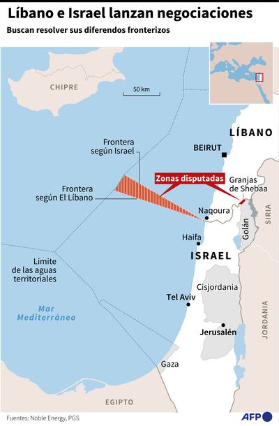 LÍBANO E ISRAEL LANZAN NEGOCIACIONES