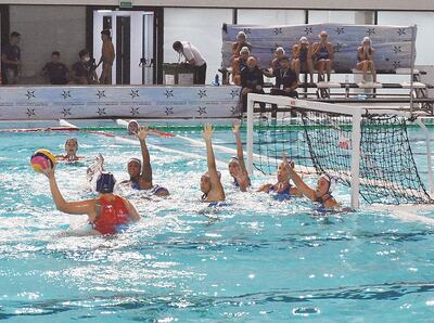 La disciplina de waterpolo vivió ayer su segunda jornada en el Campeonato Sudamericano de Deportes Acuáticos en Buenos Aires, Argentina.  Foto: CADDA.