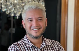 Junior Rodríguez, feliz con su cambio de look.