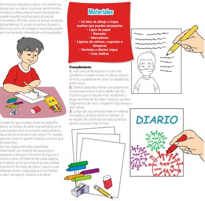 Expresión a través de dibujos y palabras