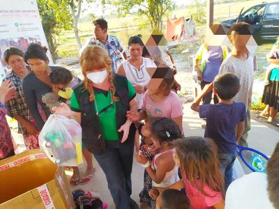 El hospital de juguetes llevó obsequios a comunidades indígenas de Villeta (Central y Chaco).