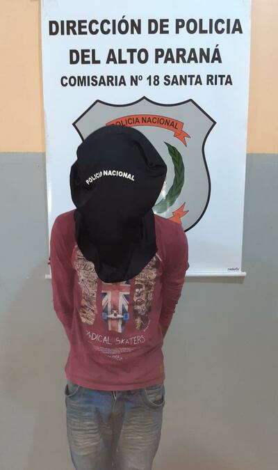 Víctor Manoel Keller, detenido.