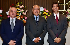 Luis Alvarenga, Ernesto Gómez Espeche y Francisco Gómez.