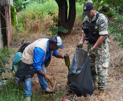 La jornada de minga ambiental unió a varias instituciones.