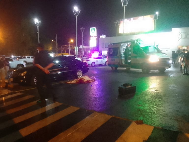 El último caso de sicariato ocurrido en Asunción en los últimos días de febrero pasado.