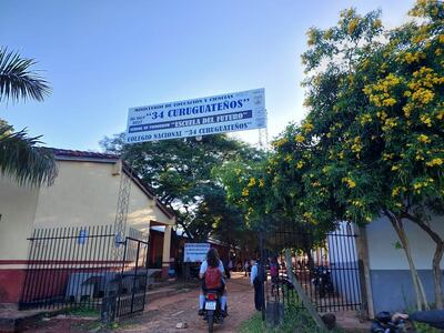 Escuela 34 Curuguateños donde desaparecieron más de 80 millones de guaraníes destinados a reforma de aulas