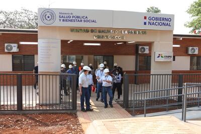 Una de las unidades de salud construida en el barrio Don Bosco de Ciudad del Este.