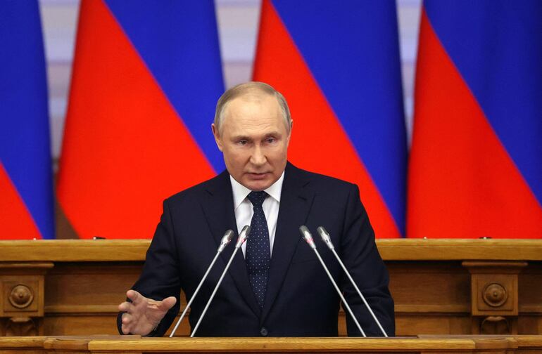 Vladimir Putin, presidente de Rusia.