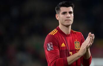 Alvaro Morata marcó el gol para España.