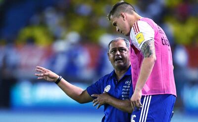 La imagen de Francisco Arce (i) dando indicaciones a Robert Piris da Motta (d) se repetirá pero ya al servicio de Cerro Porteño.