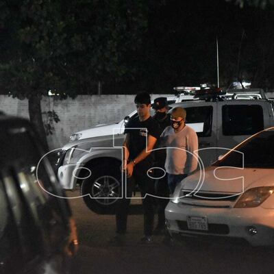 Uno de los detenidos.