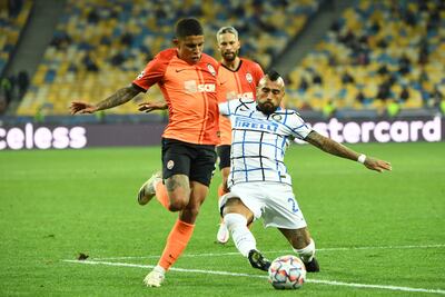 Inter de Milán empató sin goles en Ucrania.