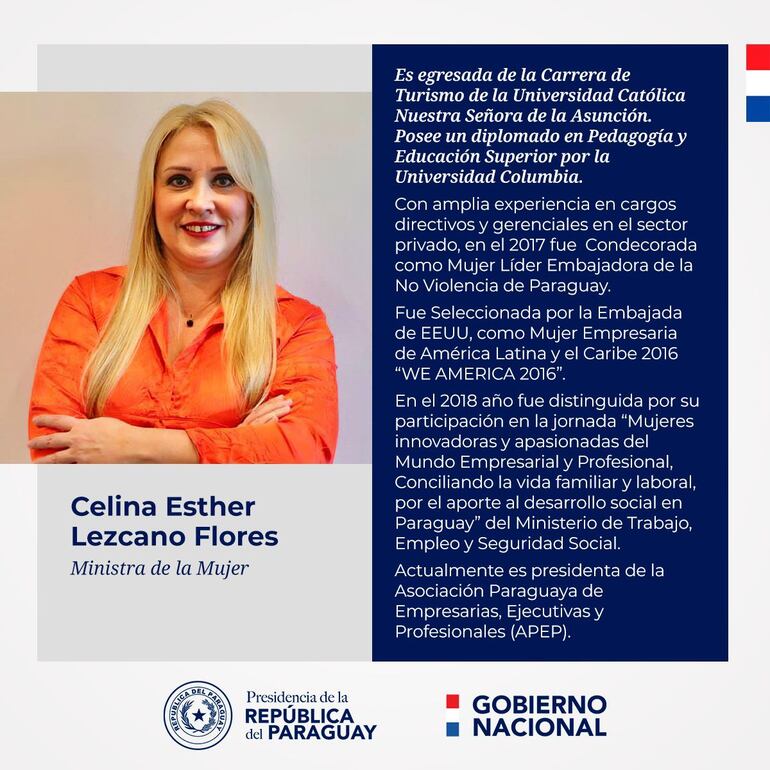 Currículum de la nueva ministra de la Mujer