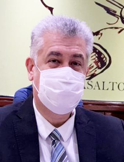 José Carlos Acevedo (PLRA), intendente de Pedro Juan Caballero (Amambay), ayer en la Cámara de Diputados.