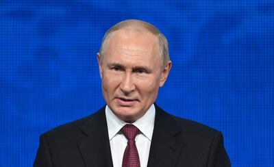 Vladimir Putin, presidente de Rusia.
