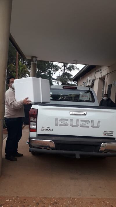 La Novena Región Sanitaria recibió 3800 dosis que distribuyó a los 15 vacunatorios