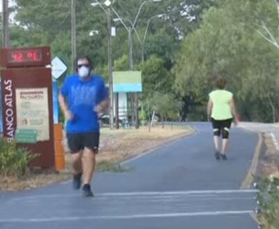 Correr con tapabocas