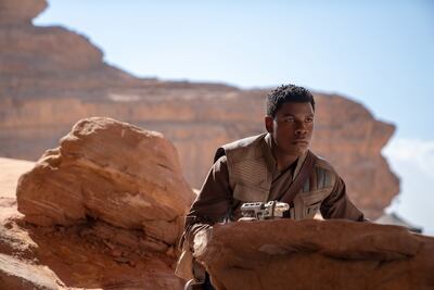 John Boyega como Finn en "Star Wars: El ascenso de Skywalker".