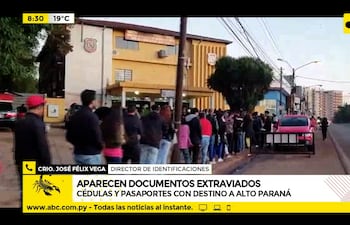 Aparecen documentos extraviados