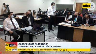 Culminó la etapa de producción de pruebas en el juicio contra Óscar González Daher en el caso conocido como "Audios filtrados".