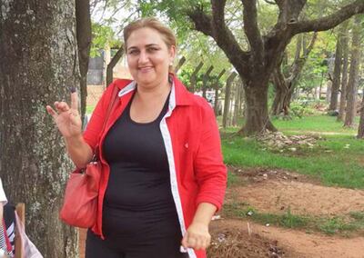 Exintendenta de Quiindy, Alba Acevedo de Bogado ANR).