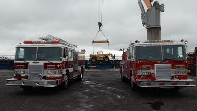 Los camiones ya están en suelo paraguayo, pero no pueden ser retirados por falta de recursos.