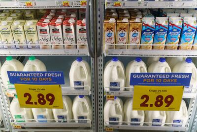 Ofertas en un supermercado en Atlanta, Georgia. (AFP)