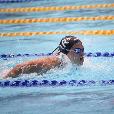 Luana Alonso, nadadora paraguaya.