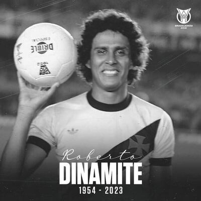 Roberto Dinamite falleció ayer a la edad de 68 años.